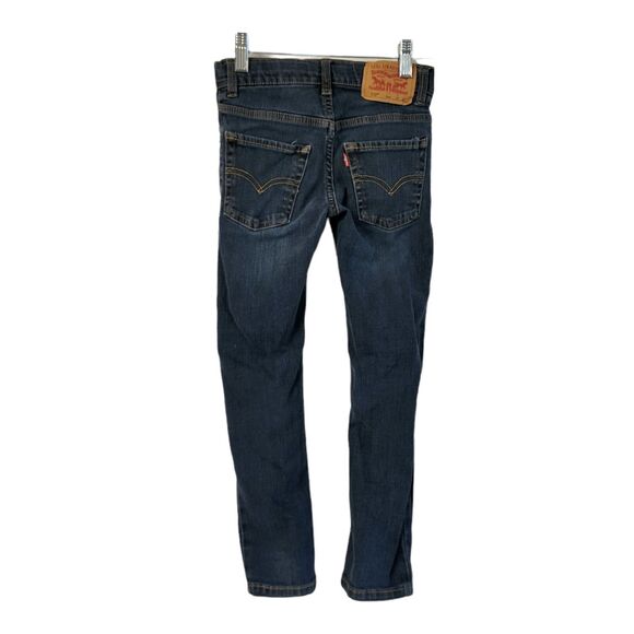 Girls Levi's 510 Skinny Jeans Size 8 Adjustable Waist Stretch Denim 24x22 - Picture 2 of 10